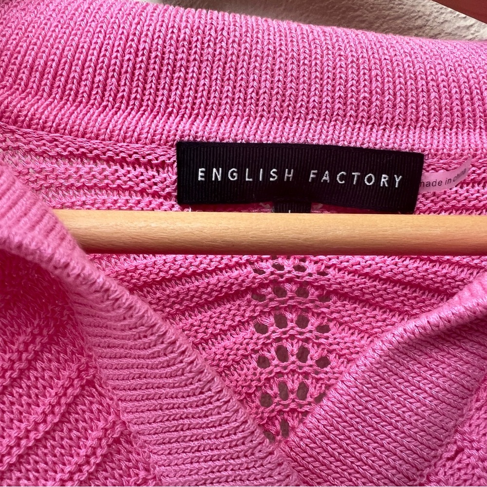 Pink Knit Summer Sweater NWOT - Picture 3 of 8